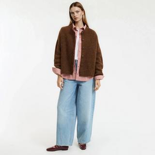 La Redoute Collections Cardigan Alpaga Mélangé  