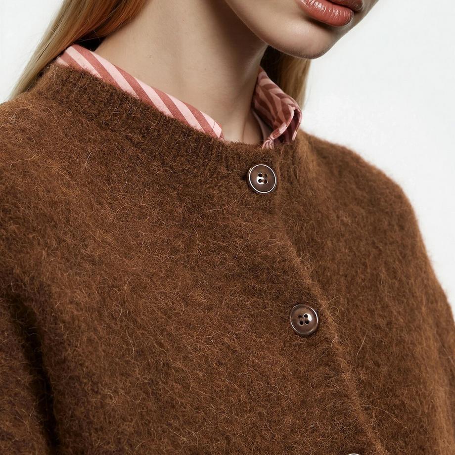 La Redoute Collections Alpaka Mischung Strickjacke  