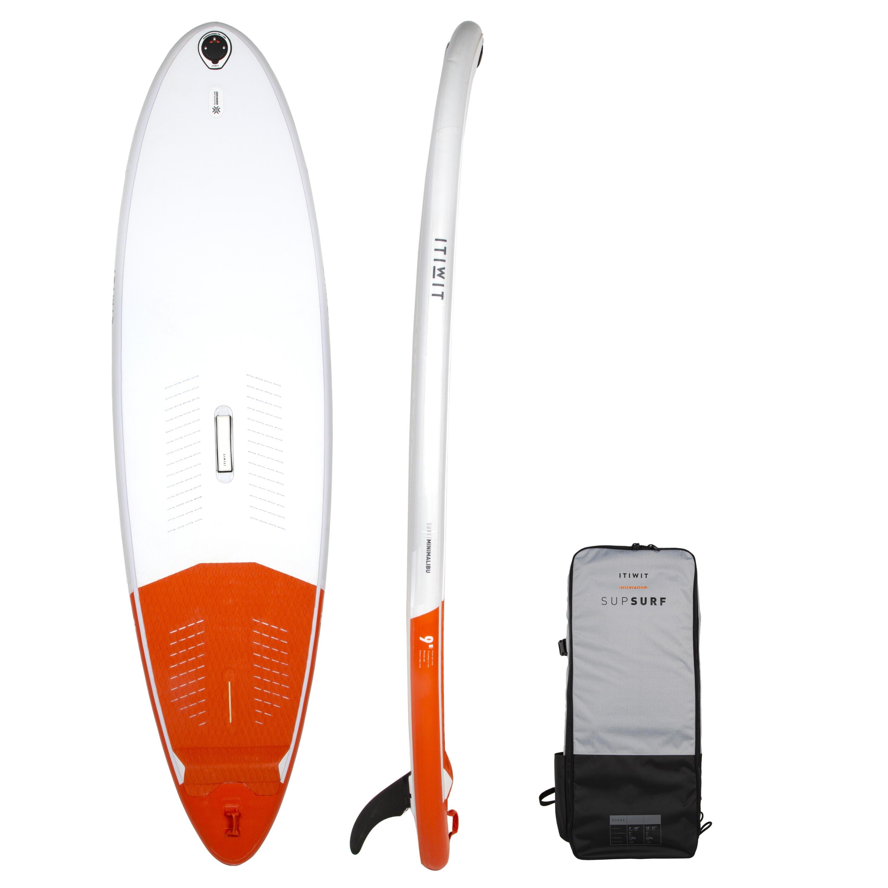 ITIWIT  SUP-Board Stand Up Paddle Minimalibu aufblasbar 9´ - 500 