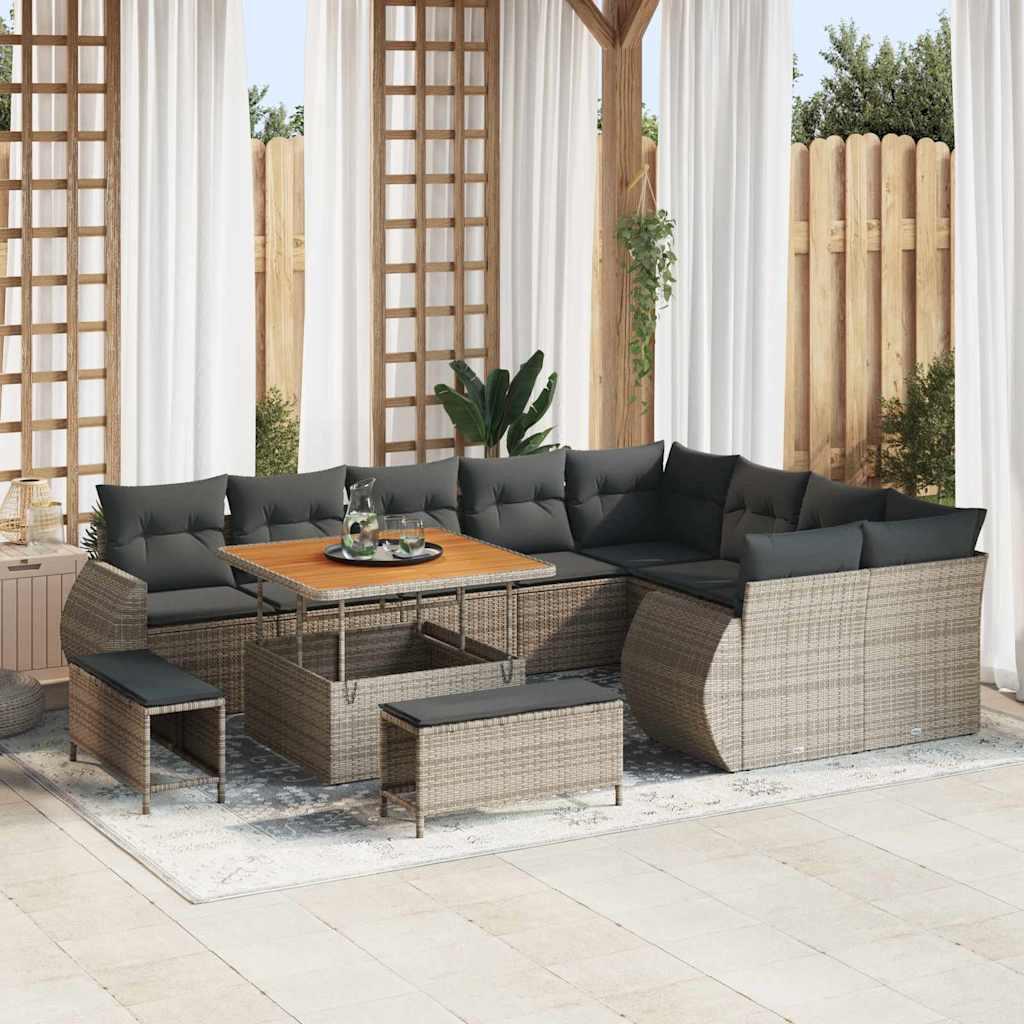VidaXL F outdoor furniture massivholz akazie  