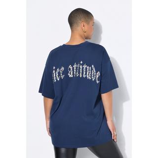 Studio Untold T-shirt Oversize Imprimé Léopard dans le Dos  