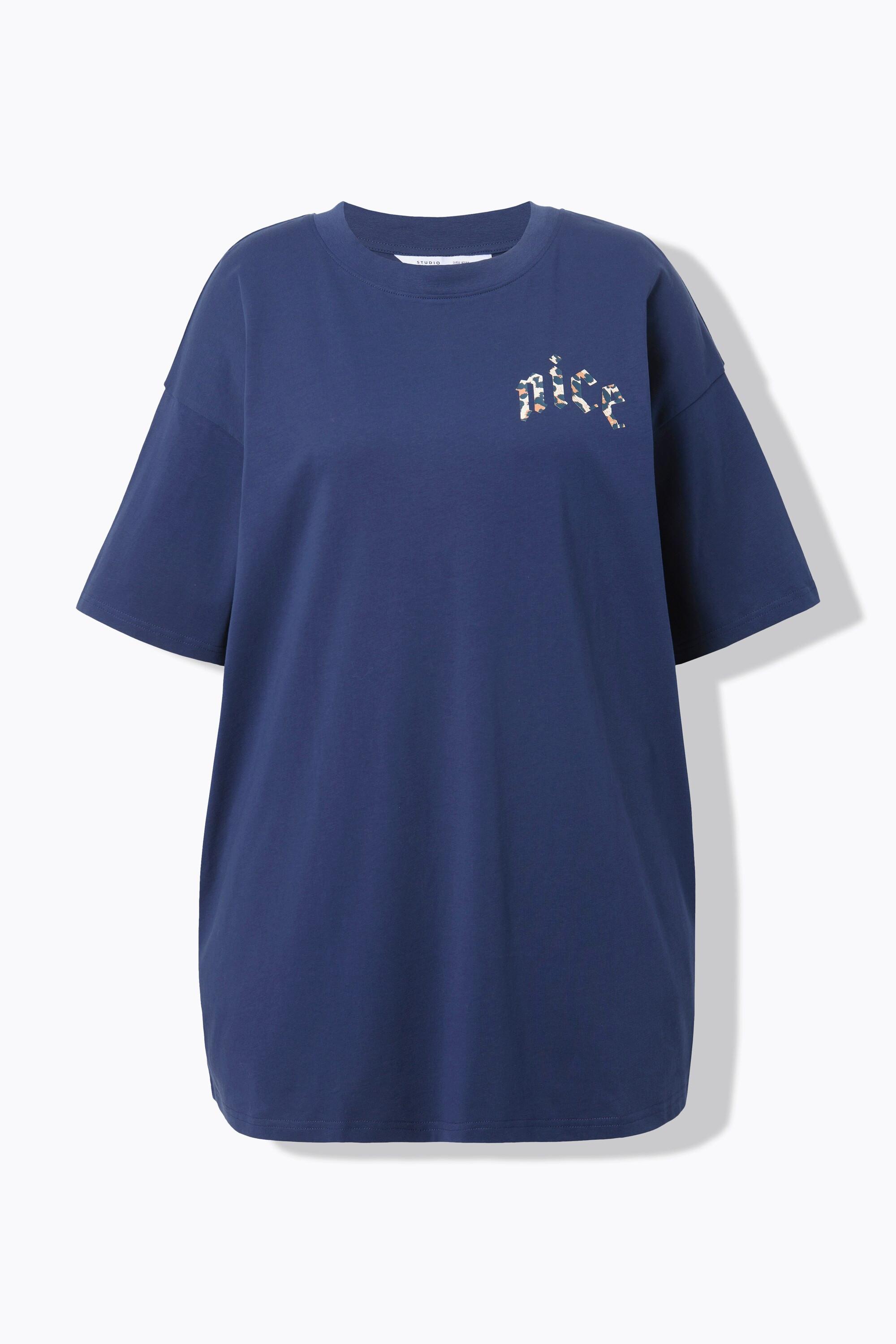 Studio Untold T-shirt Oversize Imprimé Léopard dans le Dos  