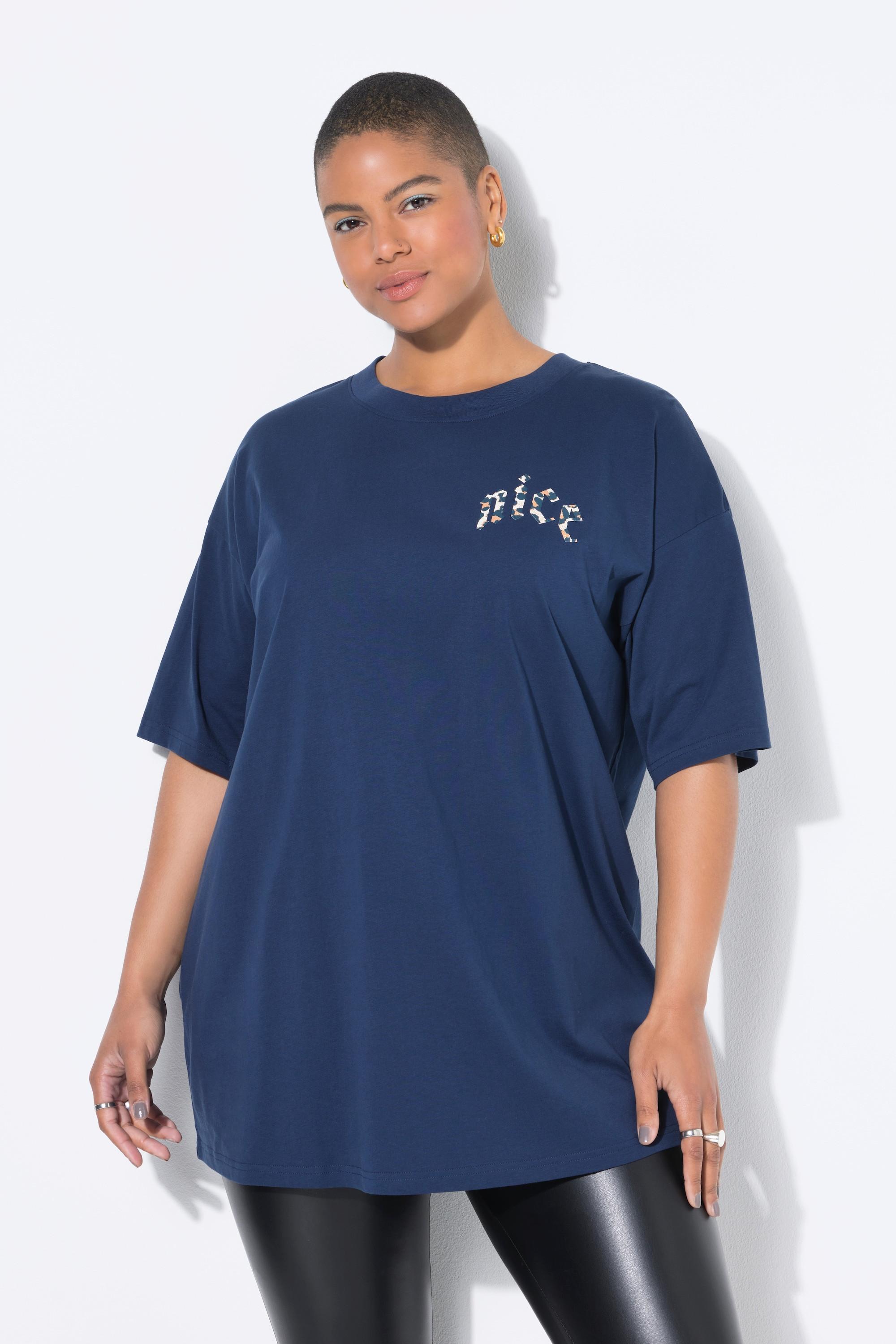 Studio Untold T-shirt Oversize Imprimé Léopard dans le Dos  