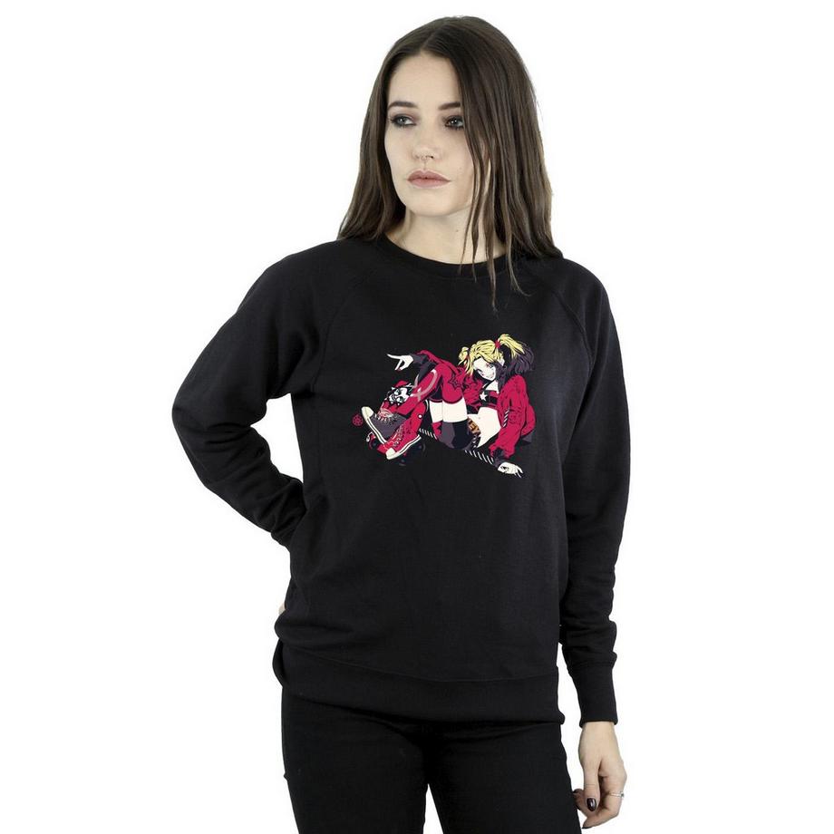 DC COMICS Sweatshirt mit Grafikdruck  