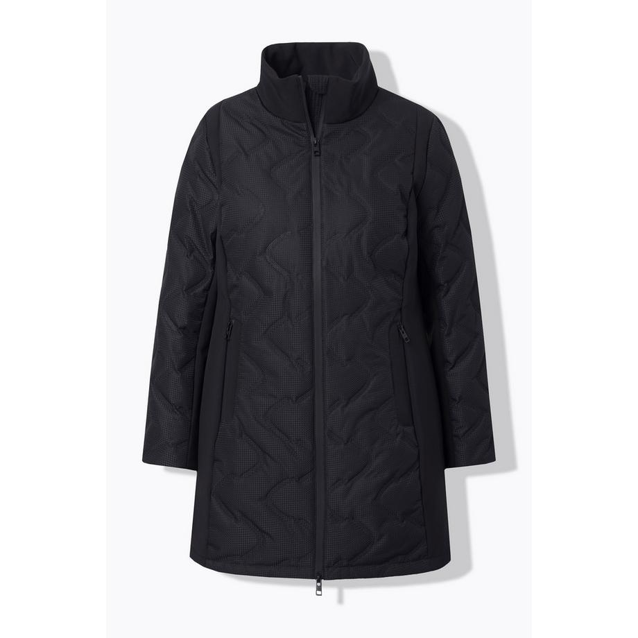 Ulla Popken HYPRAR Laserstepp-Jacke Softshell-Einsätze Kapuze  