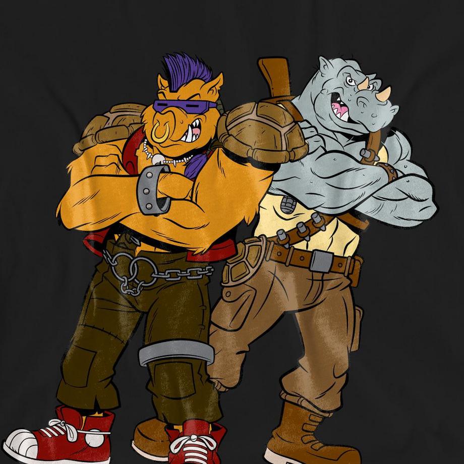 TEENAGE MUTANT NINJA TURTLE T-Shirt Graphique Bebop & Rocksteady  