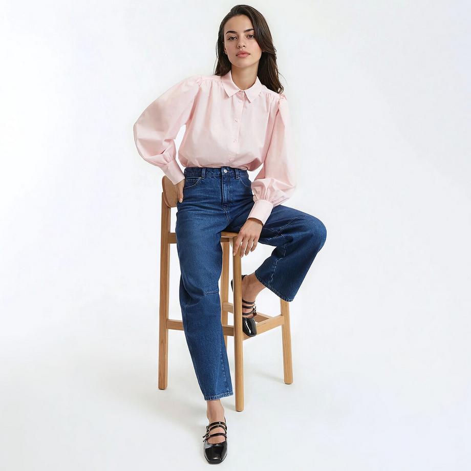La Redoute Collections Camicia maniche lunghe a sbuffo  