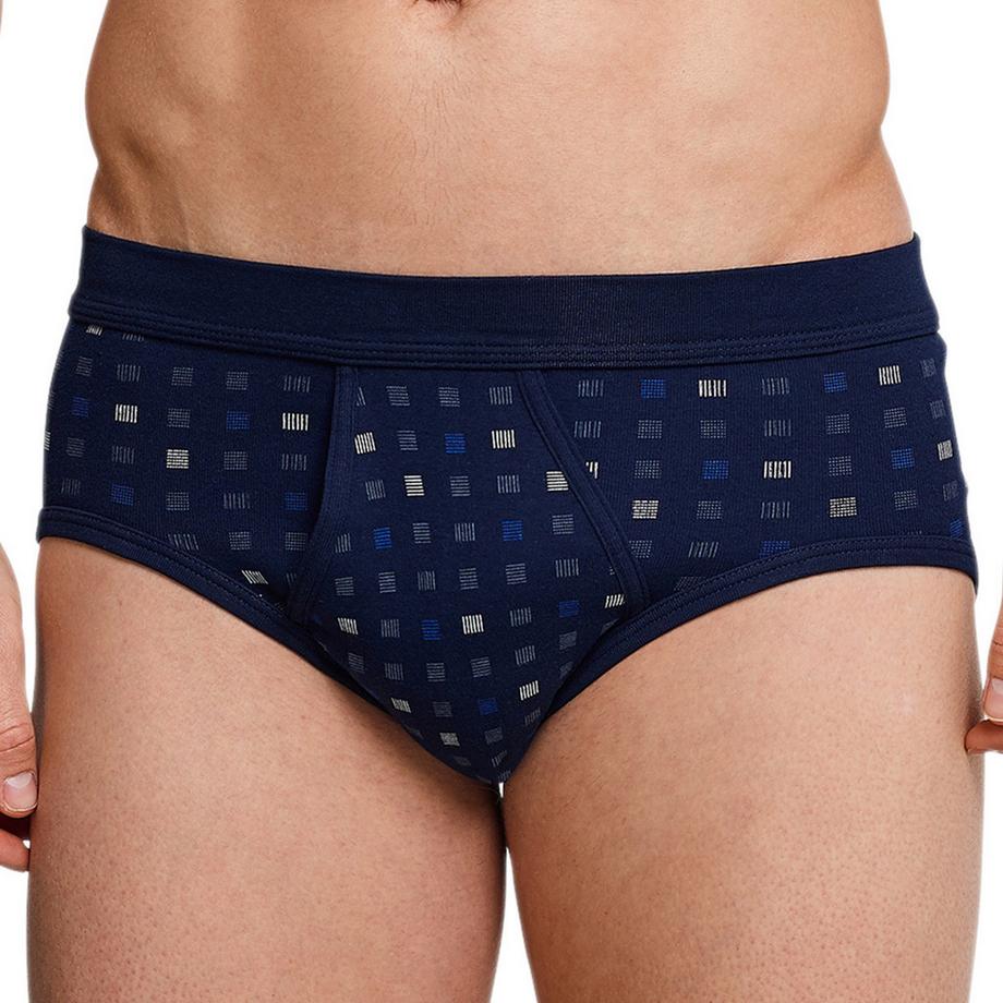 Schiesser Cotton Essentials Costine Fini Slip Sportivo Confezione da 4  