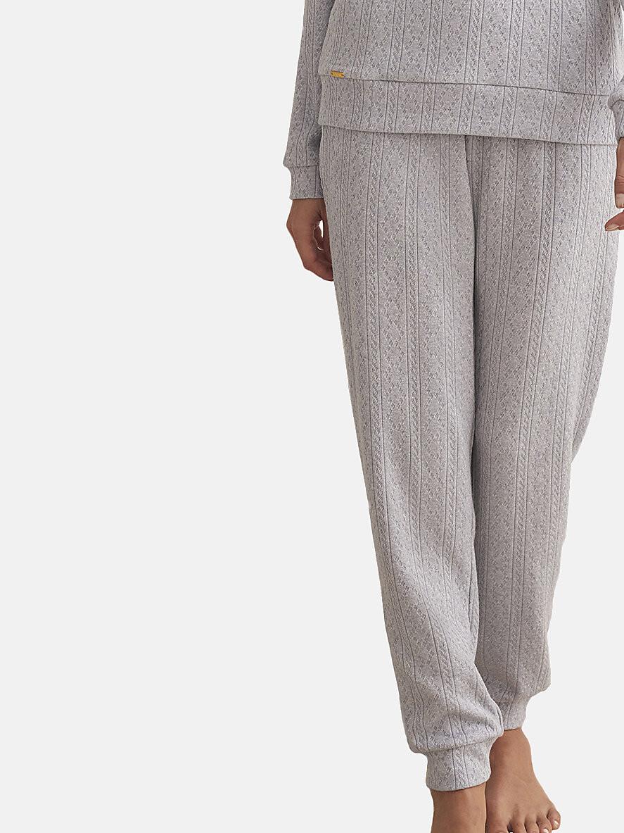 Selmark  Pigiama pantaloni top maniche lunghe TEXTURAS 