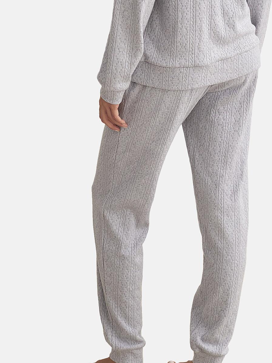 Selmark  Pigiama pantaloni top maniche lunghe TEXTURAS 