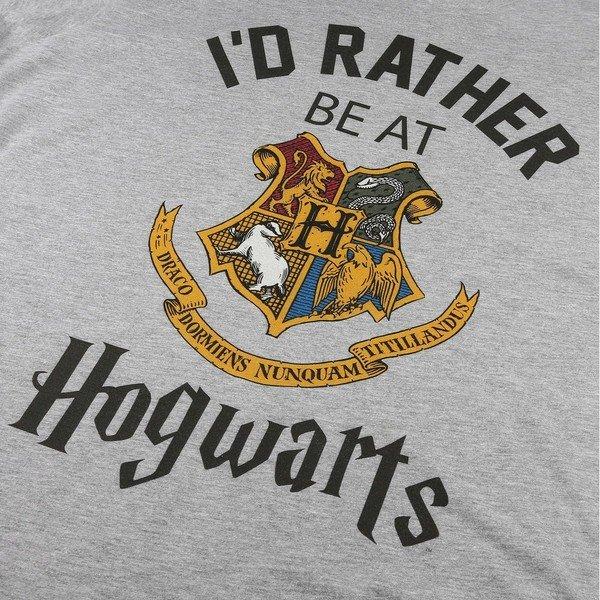 Harry Potter  I'd Rather Be At Hogwarts Nachthemd 