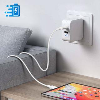 Avizar  USB-C / USB-C Ladekabel Weiß 