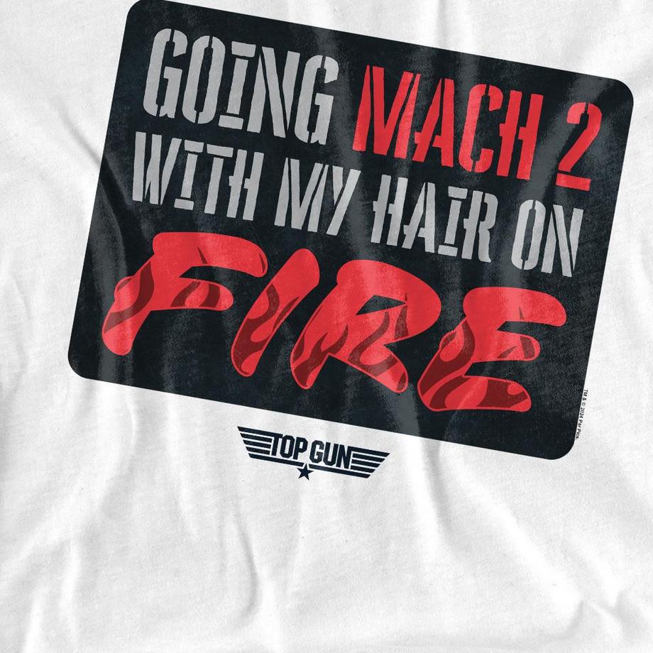 Top Gun Mach 2 Hair On Fire T-Shirt  
