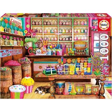 Puzzle Educa The Candy Shop - 1000 pièces