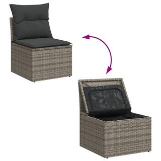 VidaXL set divano da giardino Polirattan  