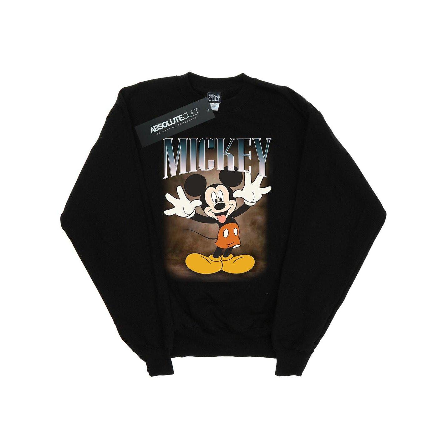 Disney  Mickey Mouse Tongue Montage Sweatshirt 