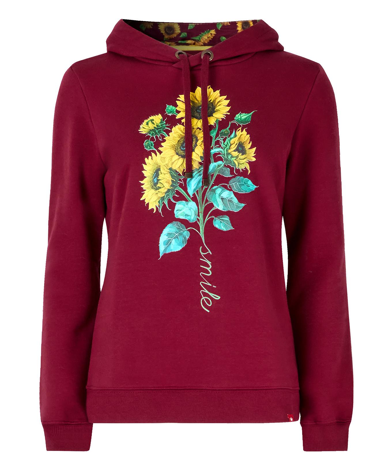 Joe Browns Felpa con Cappuccio Stampa Girasole  