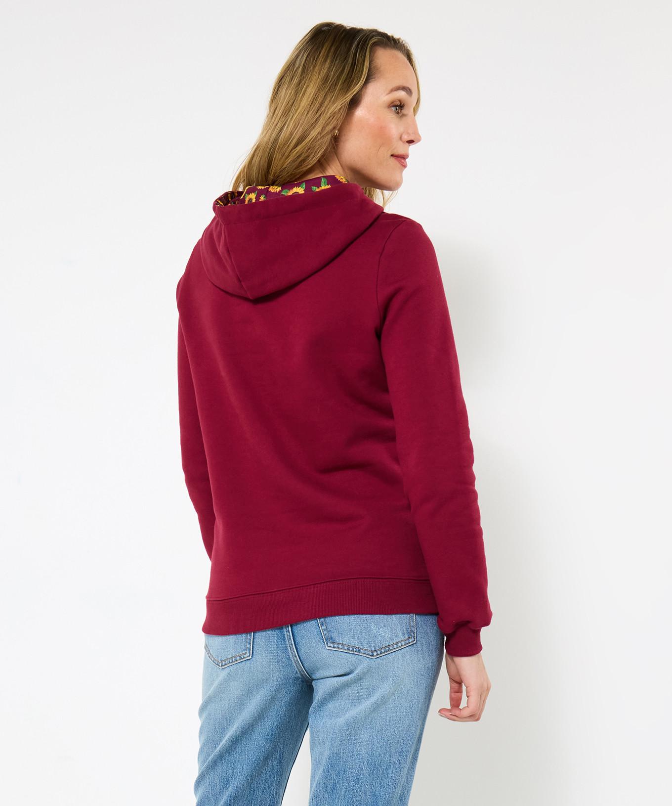 Joe Browns Felpa con Cappuccio Stampa Girasole  