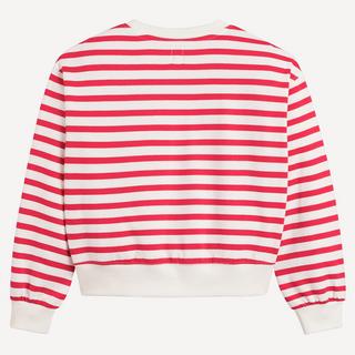 La Redoute Collections  Sweat col rond rayé en molleton 