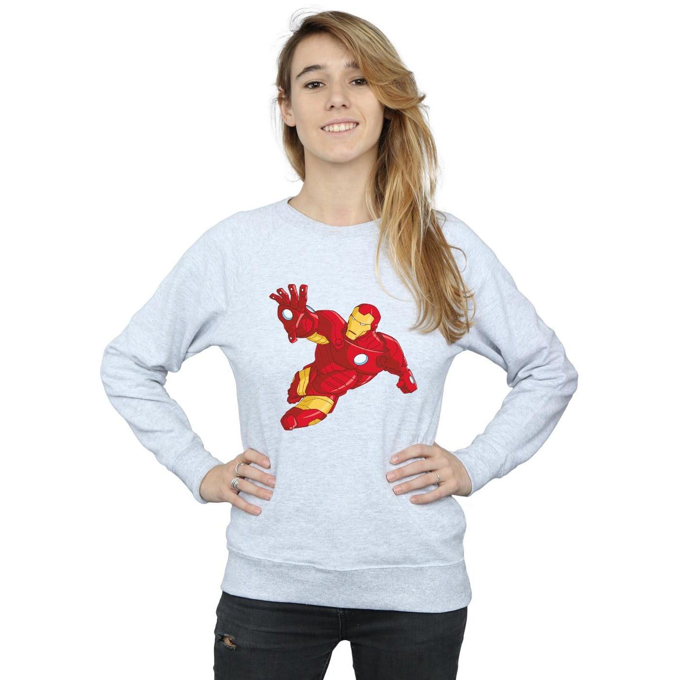 MARVEL Iron Man Bedrucktes Slim Fit Sweatshirt  