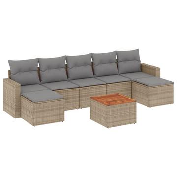 Garten sofagarnitur poly-rattan