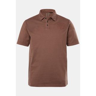 JP1880 Halbarm Poloshirt Badges Vintage Look  
