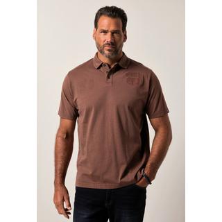 JP1880 Halbarm Poloshirt Badges Vintage Look  