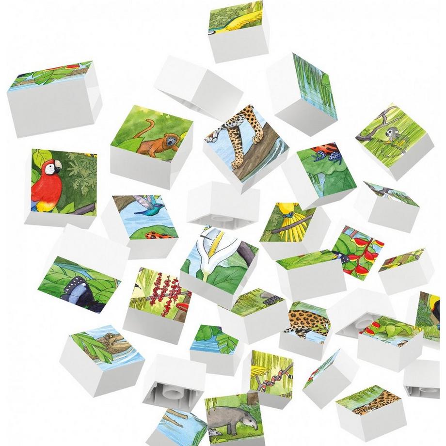 HUBELiNO  Puzzle Tierwelt im tropischen Regenwald (35Teile) 
