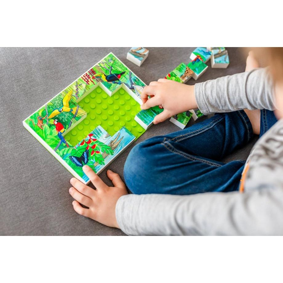 HUBELiNO  Puzzle Tierwelt im tropischen Regenwald (35Teile) 