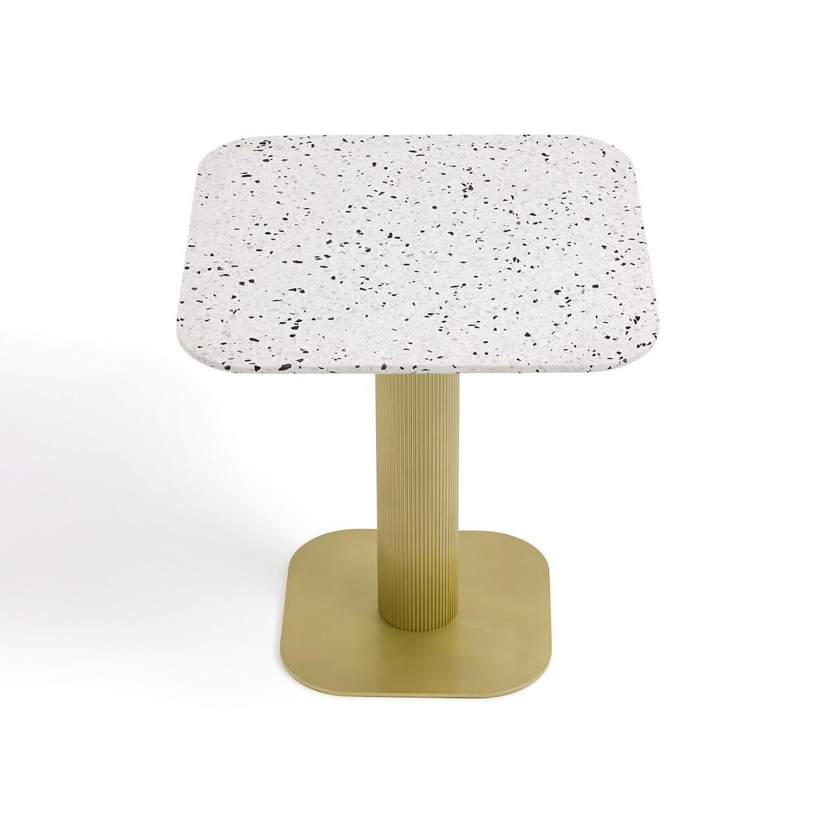 La Redoute Intérieurs Table de jardin métal acier et terrazzo  