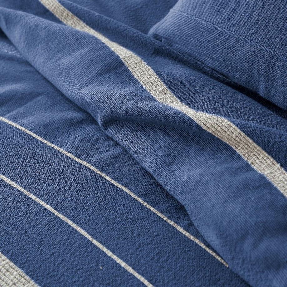 La Redoute Intérieurs Nedo Dessus de lit Rayé avec Franges  