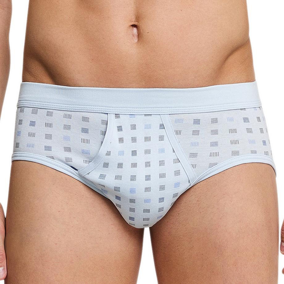 Schiesser Cotton Essentials Costine Fini Slip Sportivo Confezione da 4  