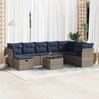 VidaXL Gartensofa set poly-rattan  