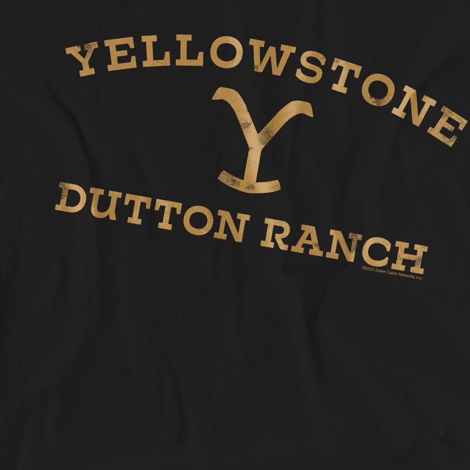 Yellowstone T-Shirt Motif Logo Arqué  