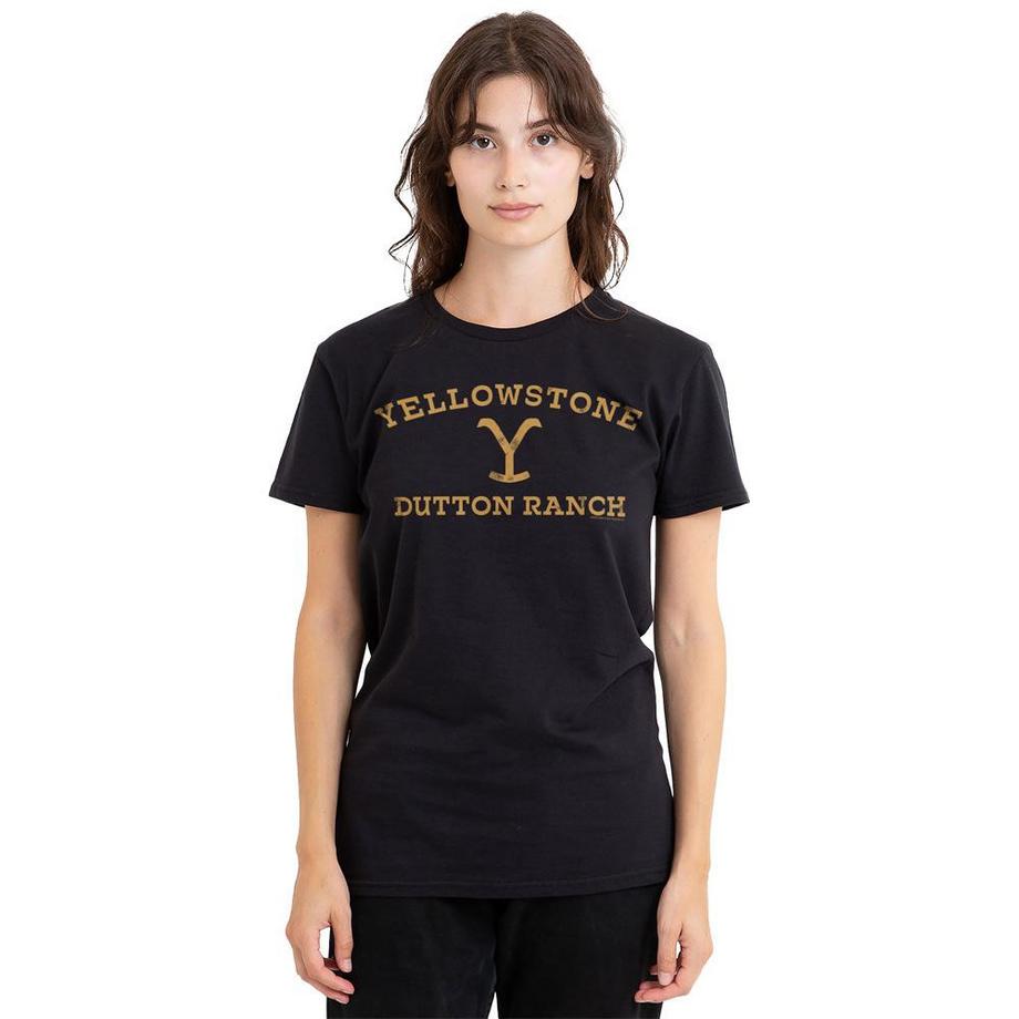 Yellowstone T-Shirt Motif Logo Arqué  