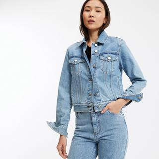 La Redoute Collections Figurnah geschnittene Jeansjacke  
