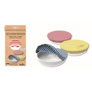 Nuts Innovations  Bowl Cover bandes assorties set de 3 pièces 