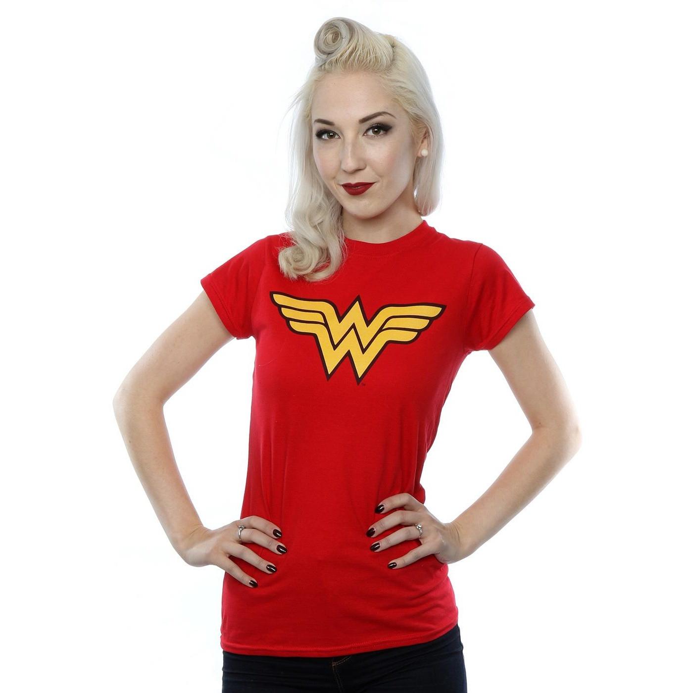 Wonder Woman Wonder Woman Logo T-Shirt Manches Courtes  