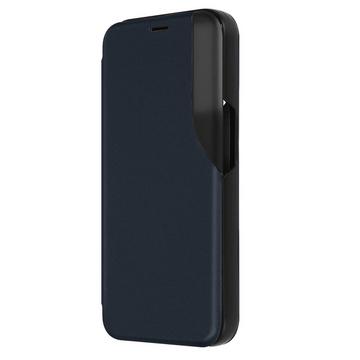 Kunstlederetui iPhone 15 Pro Blau