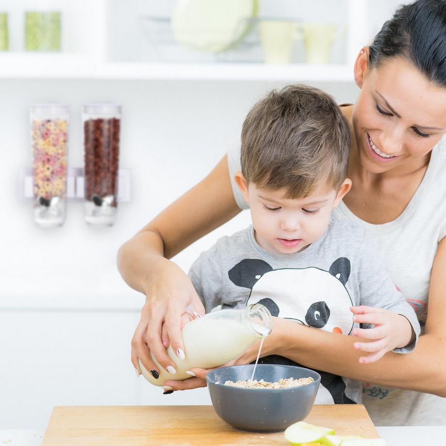 B2X Müslispender doppelt zur Wandmontage  