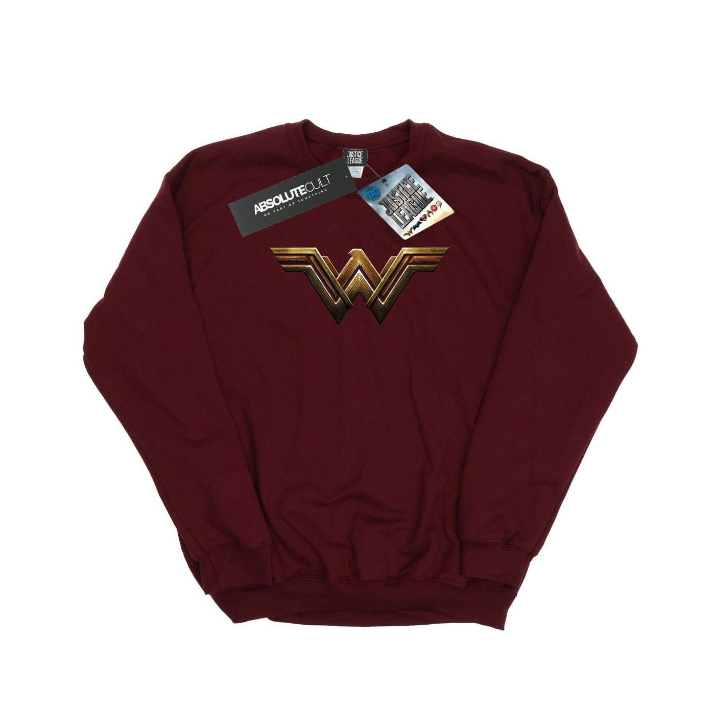 DC COMICS Justice League Wonder Woman Logo Felpa  