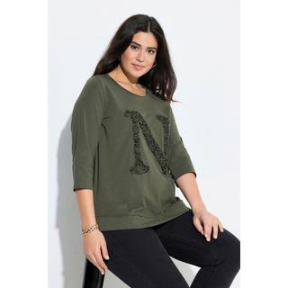 Ulla Popken Nice Classic Girocollo Maniche 3/4 Maglia  