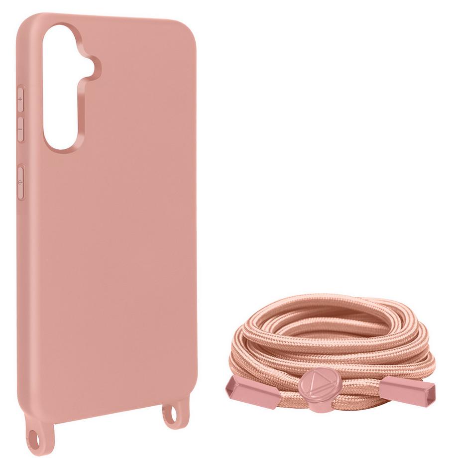 Avizar  Kettenhülle Samsung S23 FE Hellrosa 