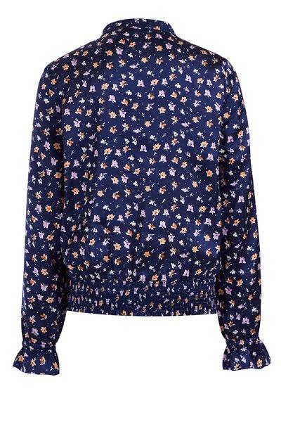 WE Fashion  Chemisier À Motif Et Ruchés Fille 