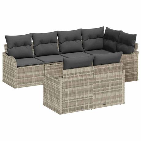 VidaXL Gartensofa-set poly-rattan  