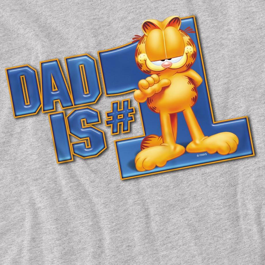 Garfield  Dad Is Number One Maglietta 