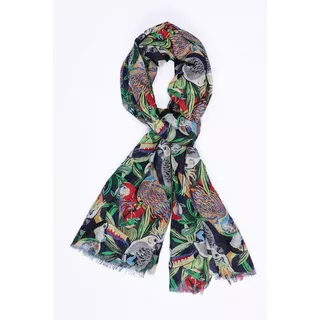 Atelier F&B  Baumwolltuch mit Dschungelmotiven 