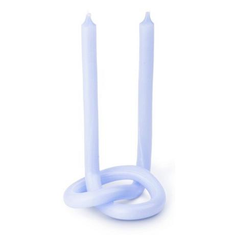 Knot Candles Knot Kerze Lavendel hell  