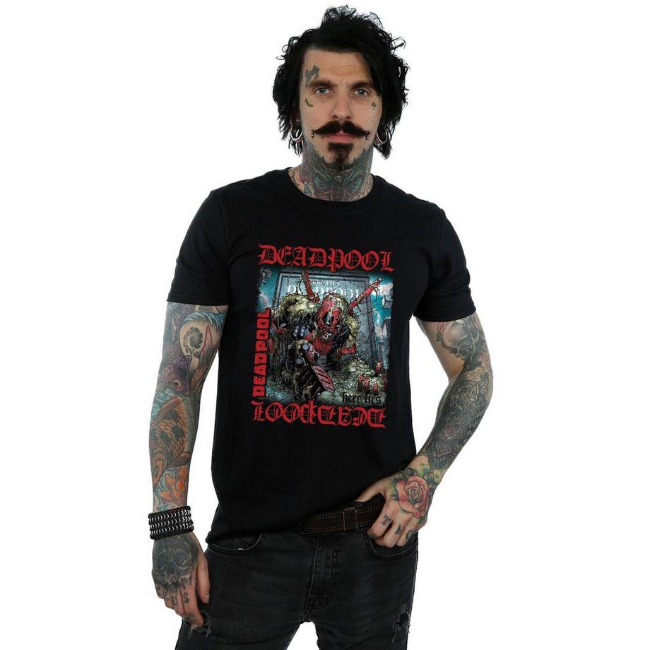 MARVEL Here Lies Deadpool T-Shirt  