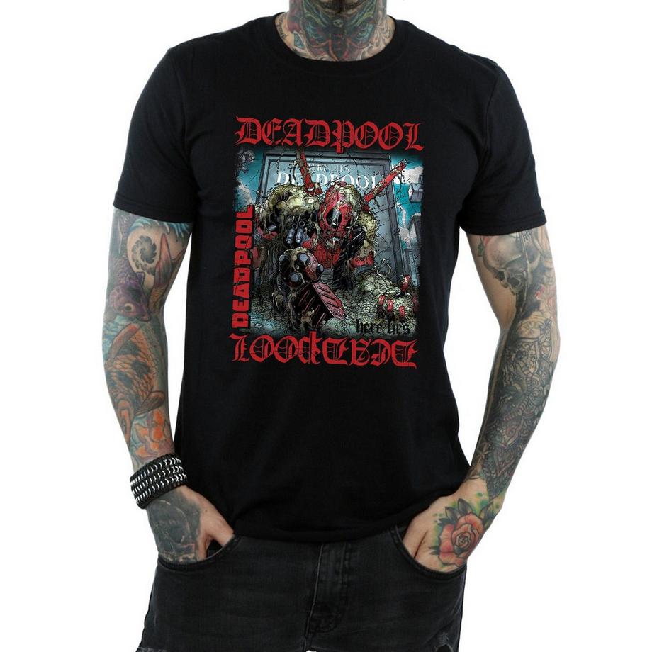 MARVEL Here Lies Deadpool T-Shirt  